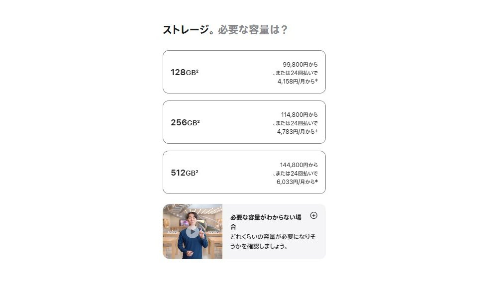 iCloudで200GB保持すると月450円必要